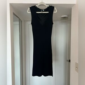 Versace Jeans Collection Navy Midi Dress Vintage